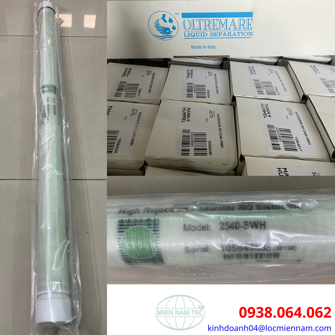 Màng lọc RO nước biển 2540 Mann+ Hummel