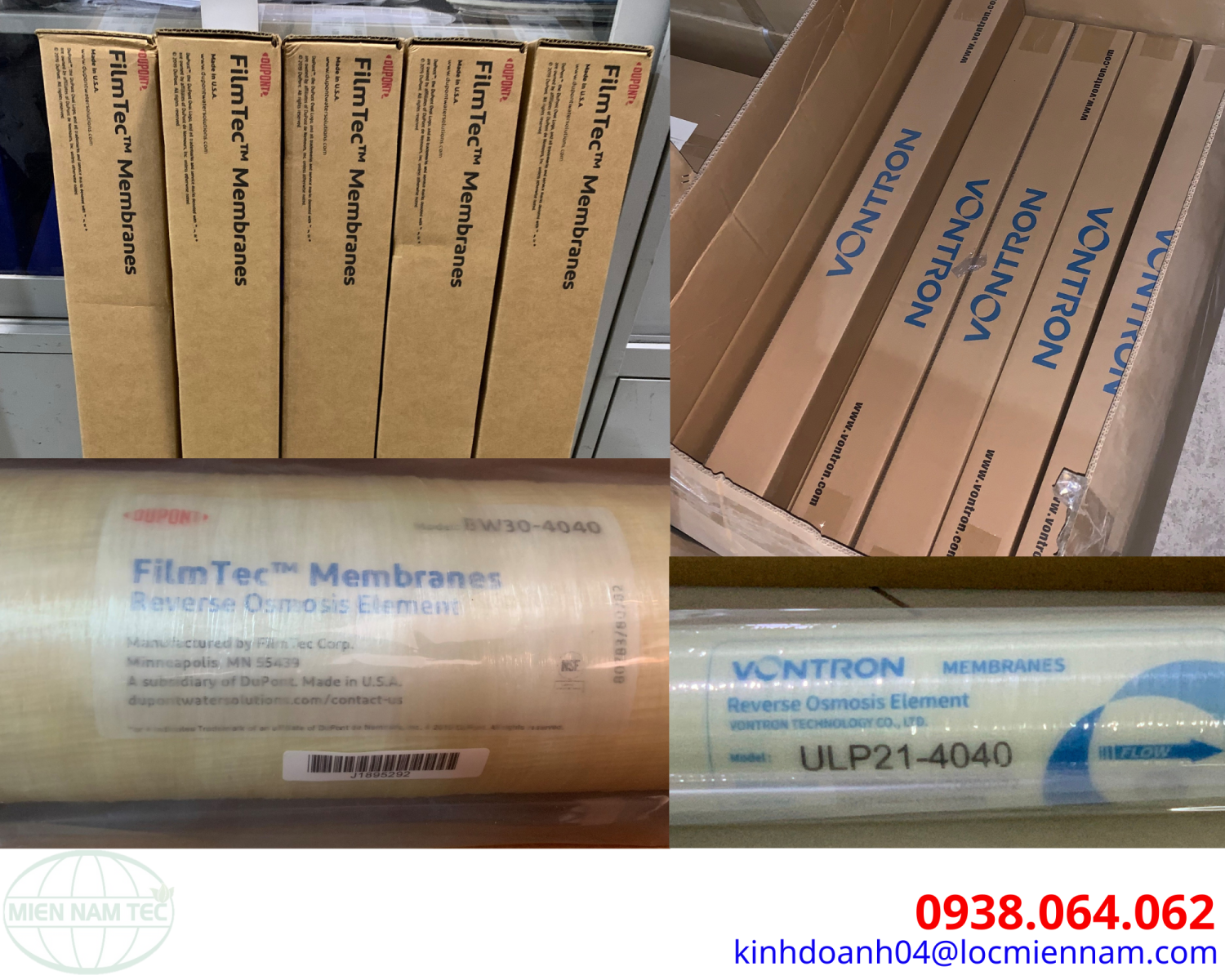 Một số thương hiệu màng lọc nước RO