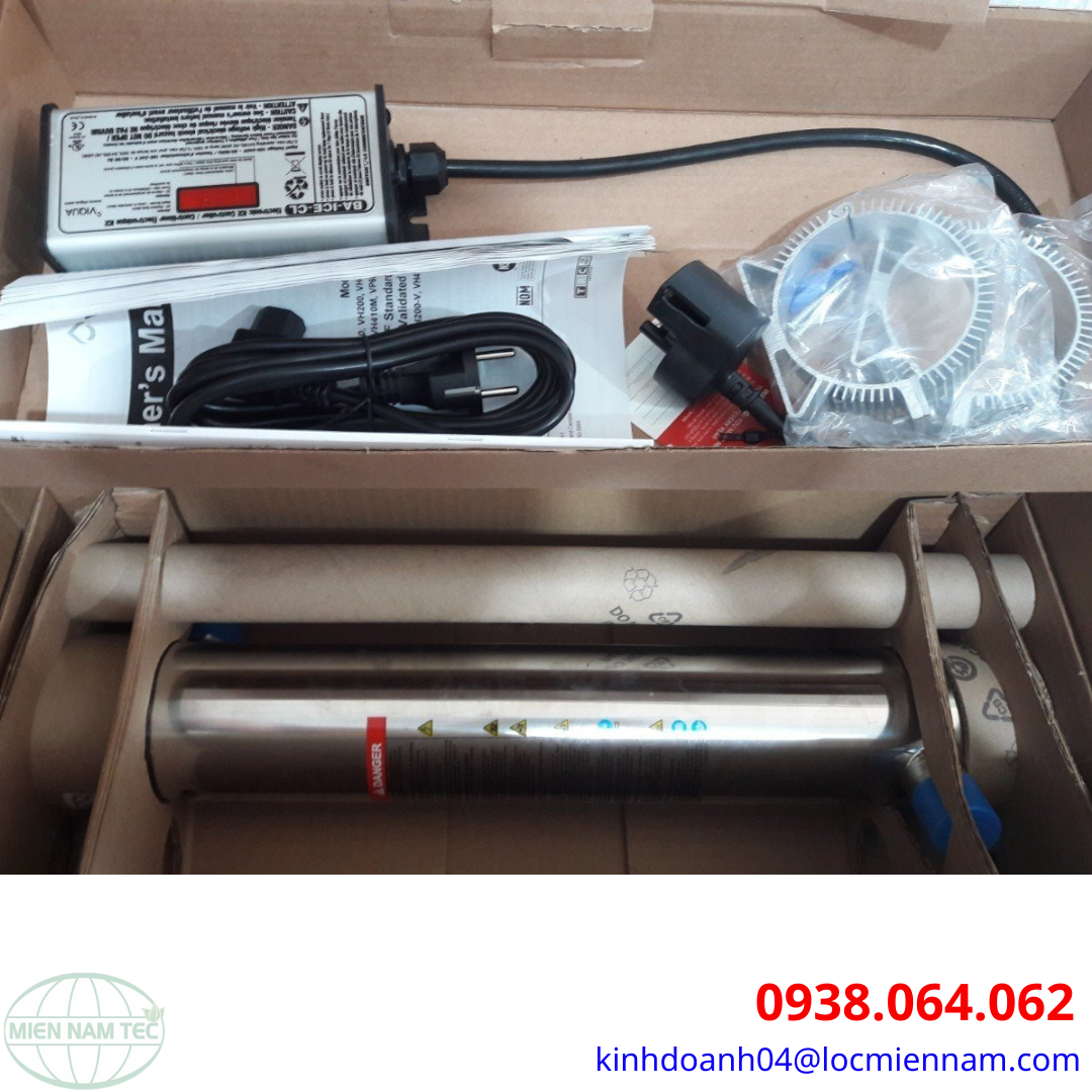 Bên trong bộ đèn UV Viqua