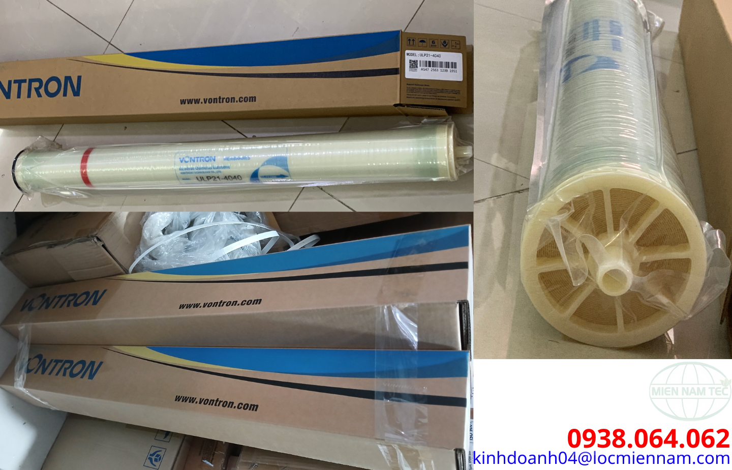 Màng lọc nước RO áp thấp Vontrol 4040