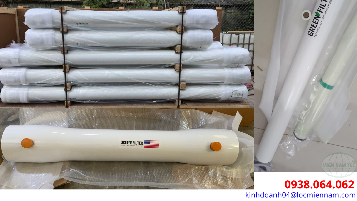 Vỏ màng lọc composite các loại