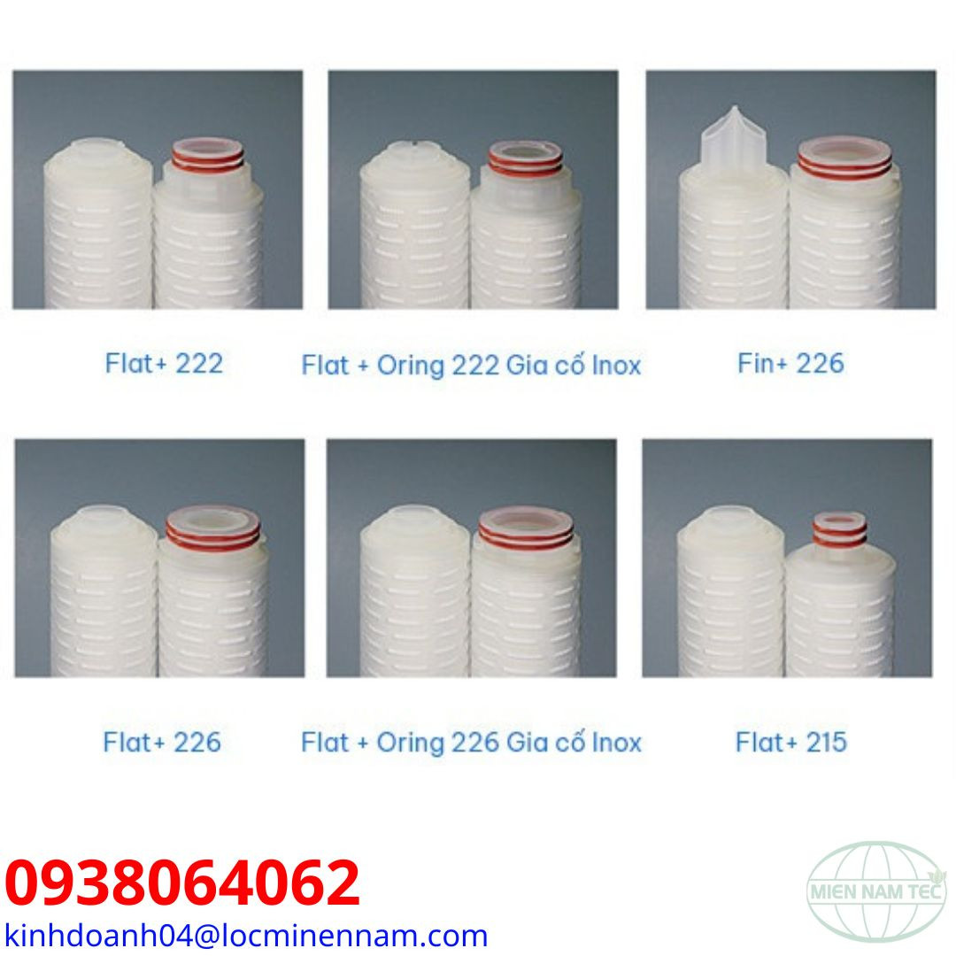 Một số kiểu đầu khác của lõi giấy xếp lọc vi khuẩn