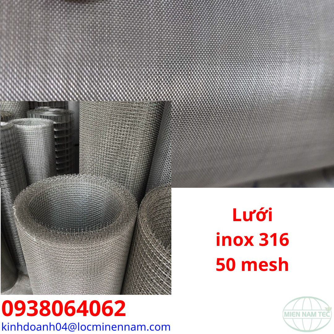 Lưới inox 316 50 mesh