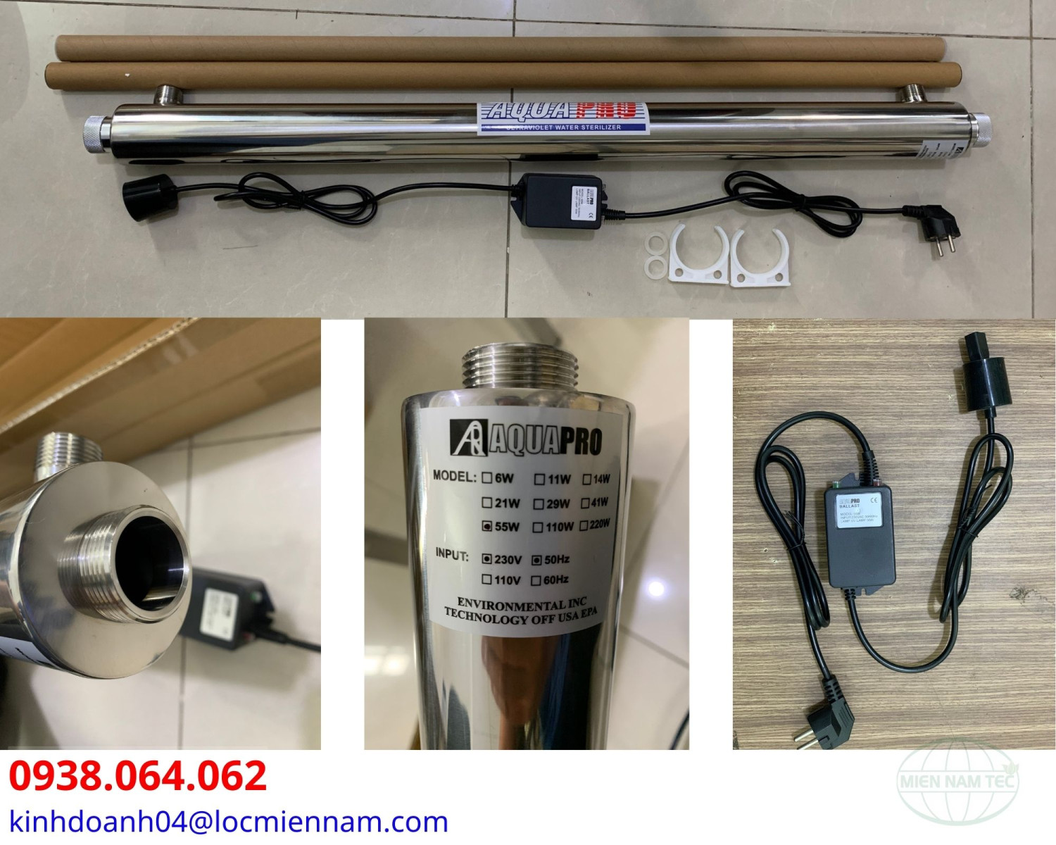 Đèn UV 55W AquaPro