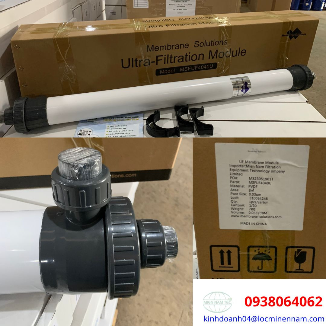 màng lọc UF thân liền vỏ MSFUF4040U
