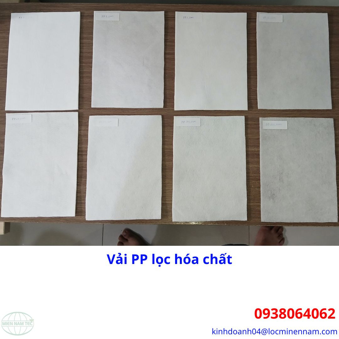 Vải lọc hóa chất PP