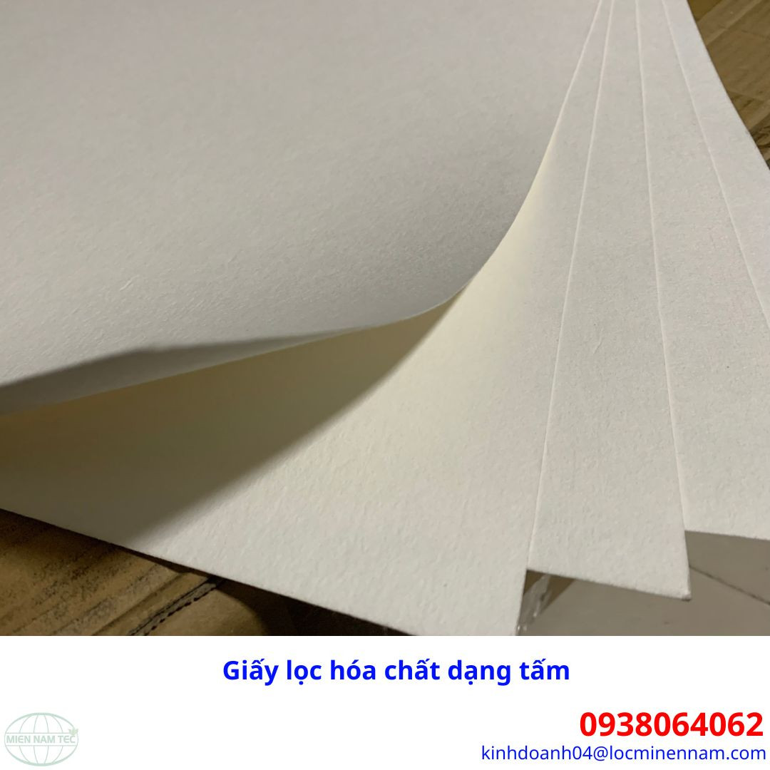 Giấy lọc hóa chất dạng tấm
