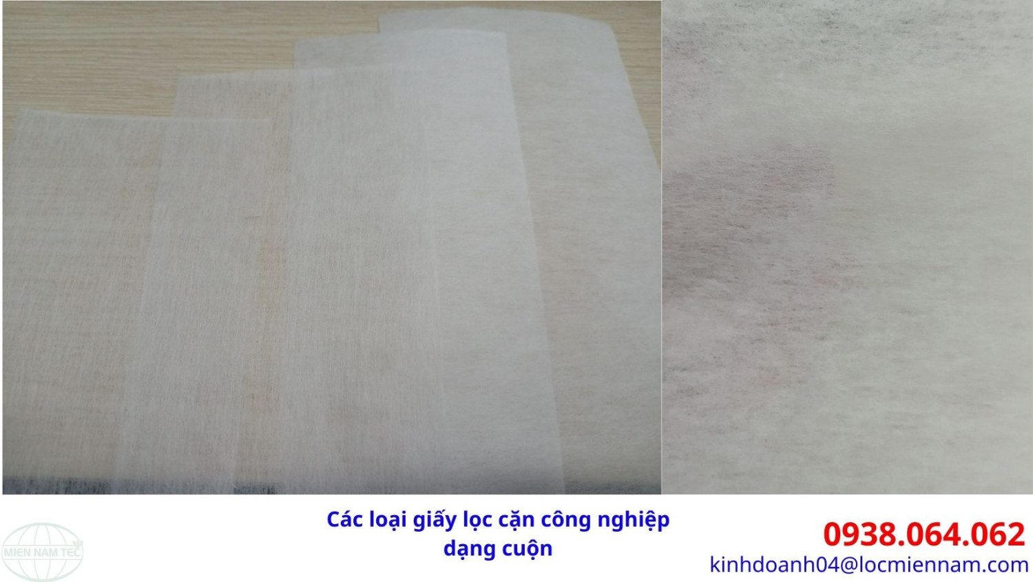 Chi tiết giấy lọc cặn công nghiệp dạng cuộn