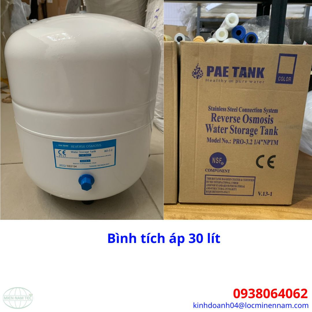 Bình tích áp RO 30 lít