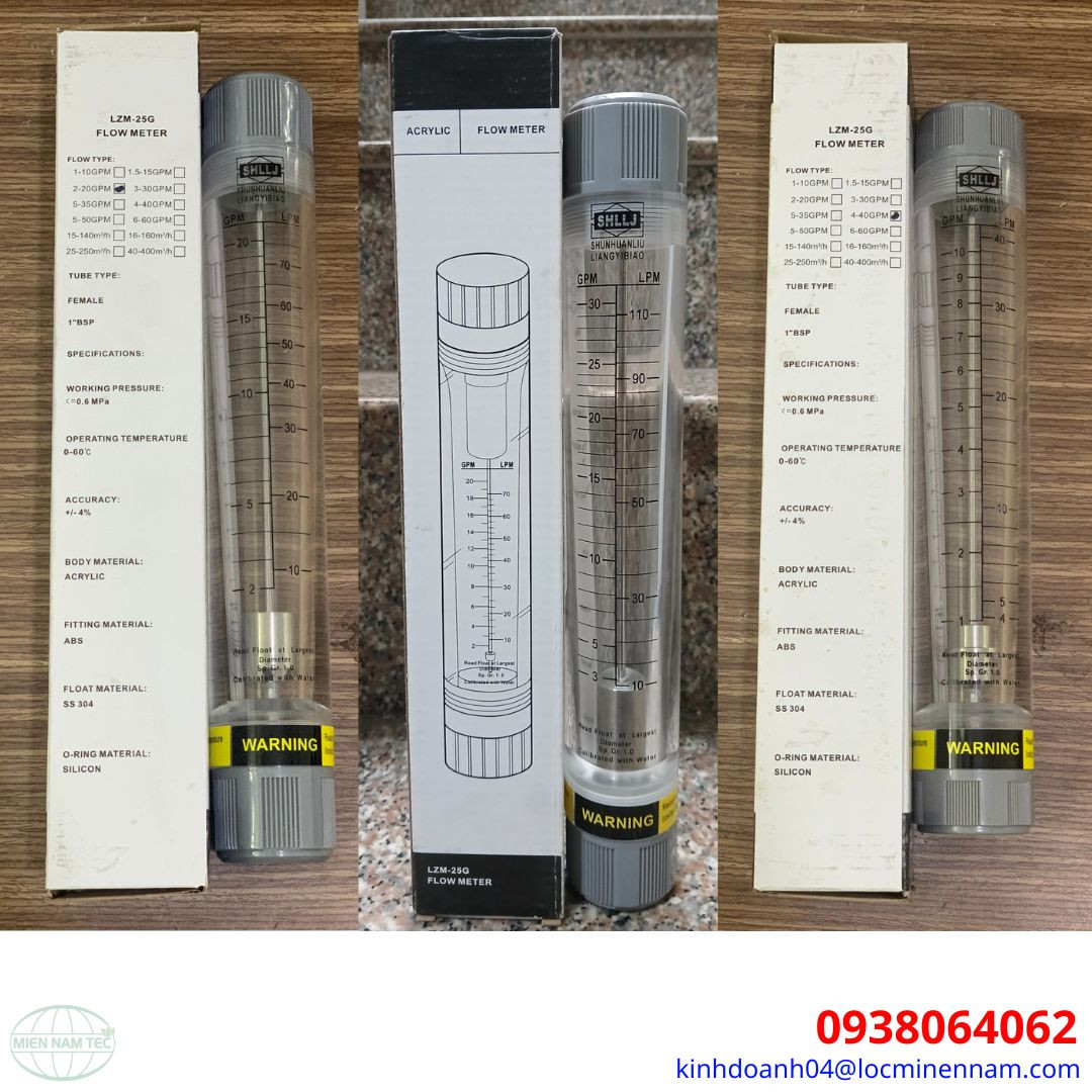 Lưu lượng kế tròn từ 2 GPM đến 30 GPM