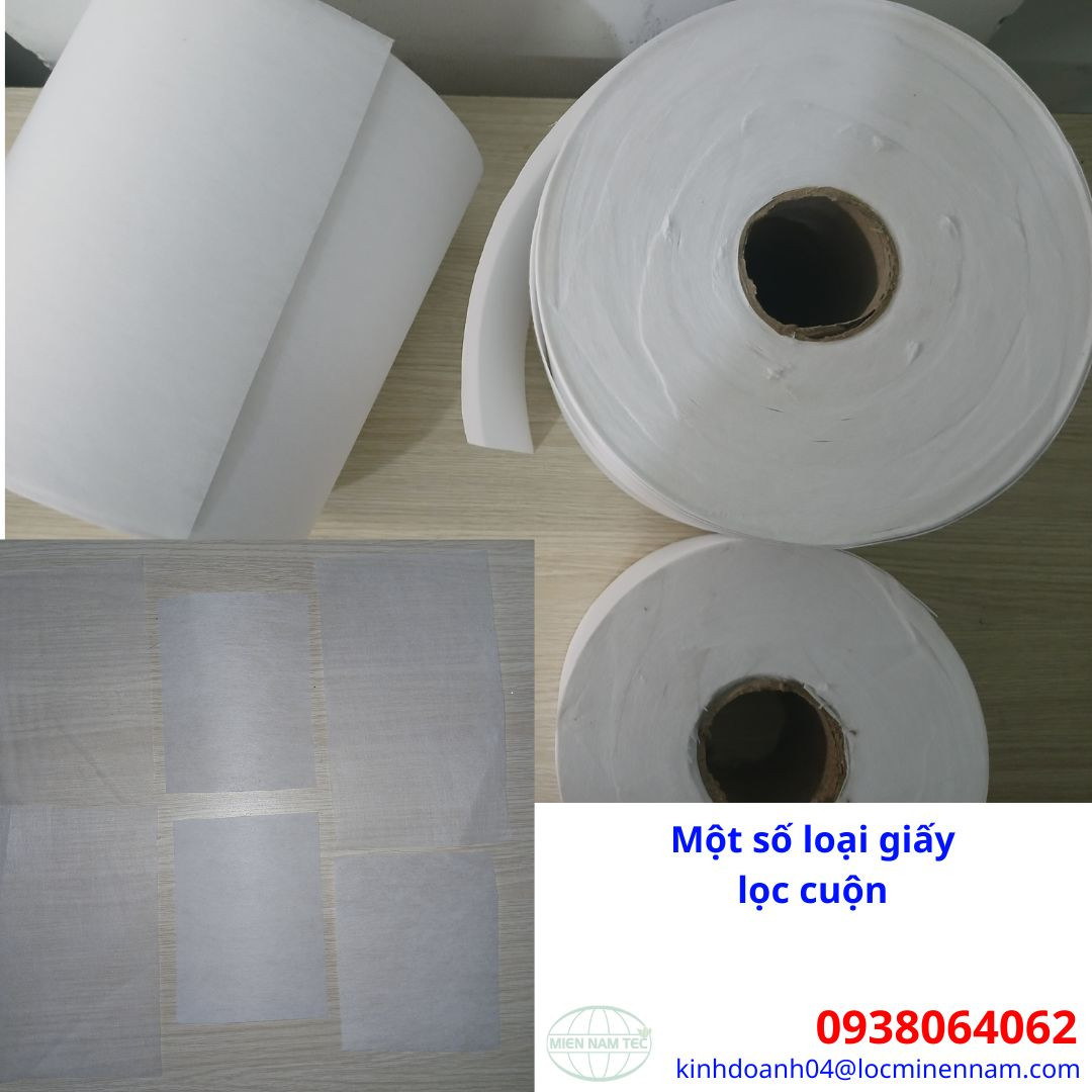 Một số loại giấy lọc cuộn