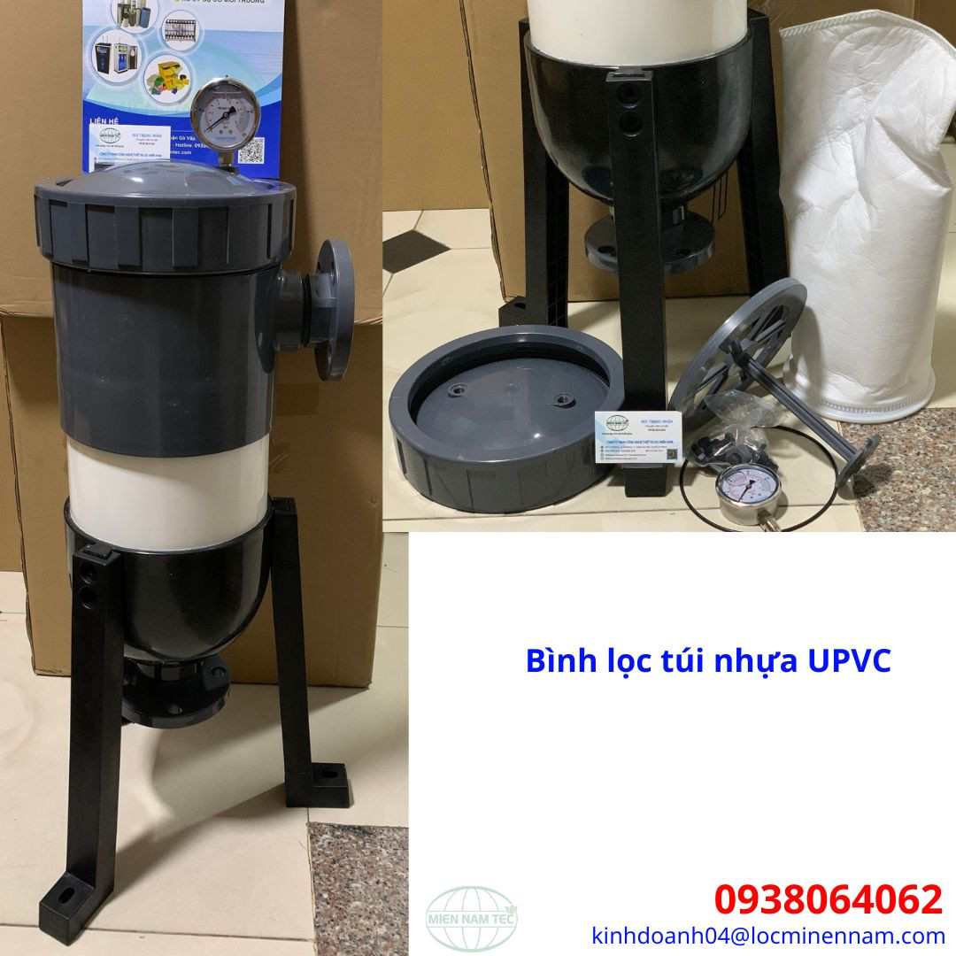 Bình lọc túi nhựa UPVC