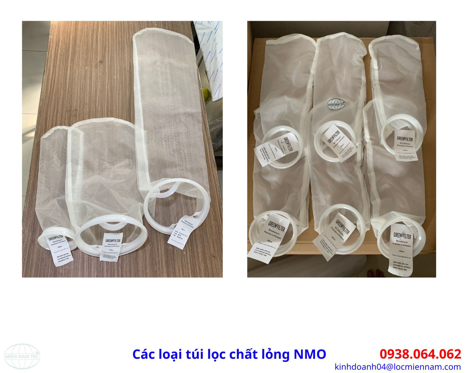 Các loại túi lọc chất lỏng NMO
