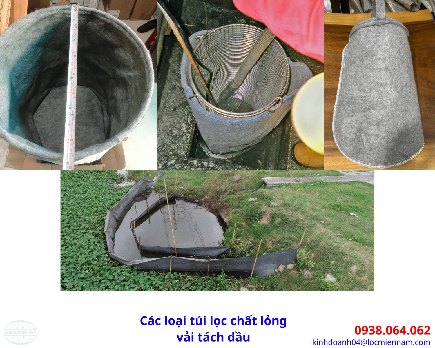 Các loại túi lọc chất lỏng vải tách dầu