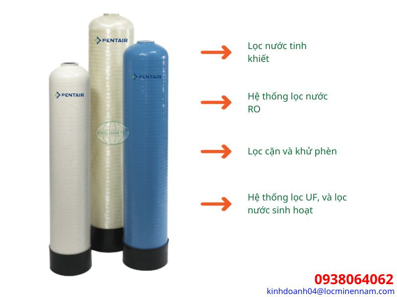 Ứng dụng của cột lọc FRP 1054