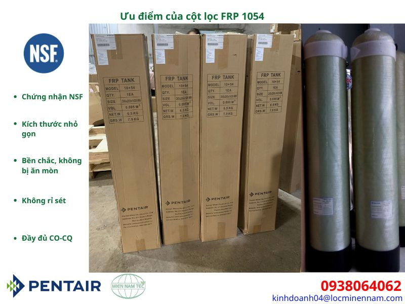Ưu điểm của cột lọc FRP 1054