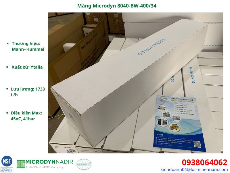Giới thiệu về màng RO Microdyn 8040BW-400/34