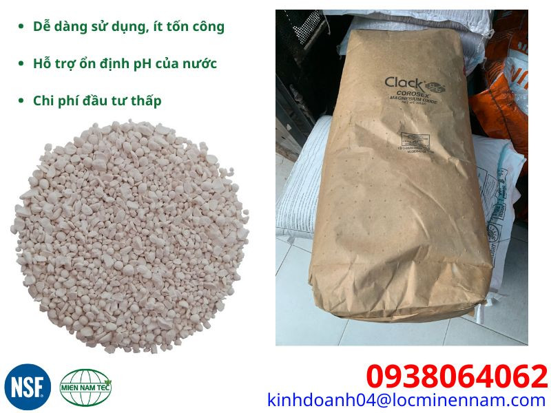 Ưu điểm của hạt nâng pH cho nước giếng có pH thấp