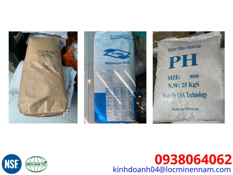 Một số loại hạt nâng pH cho nước giếng có pH thấp