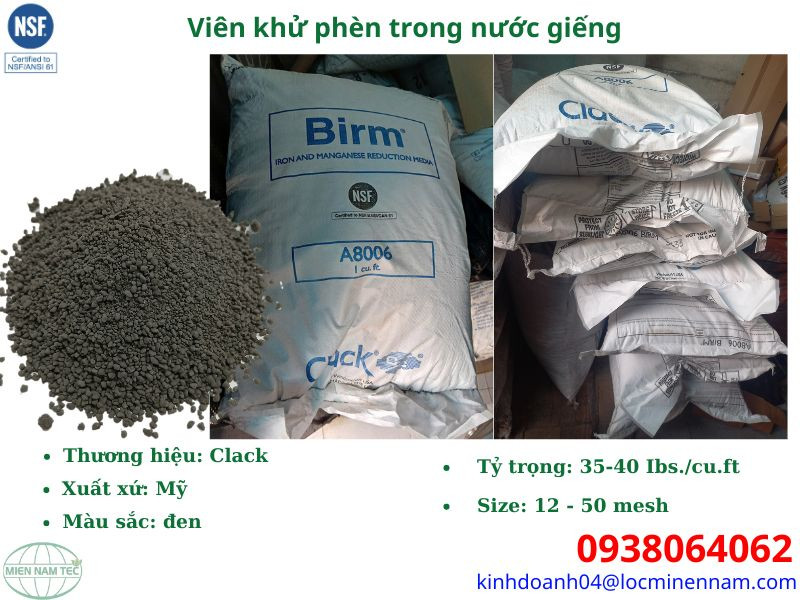 Giới thiệu cột xử lý pH thấp cho nước giếng