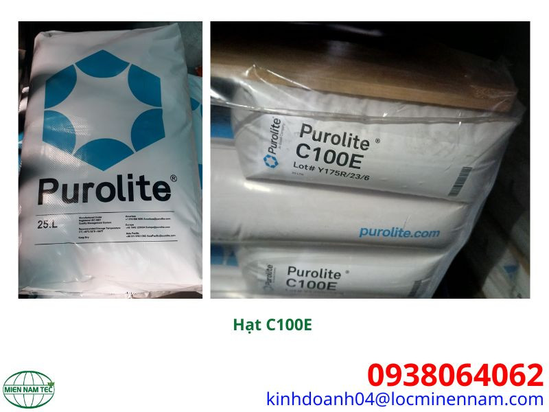 Hạt nhựa trao đổi Ion Purolite C100E