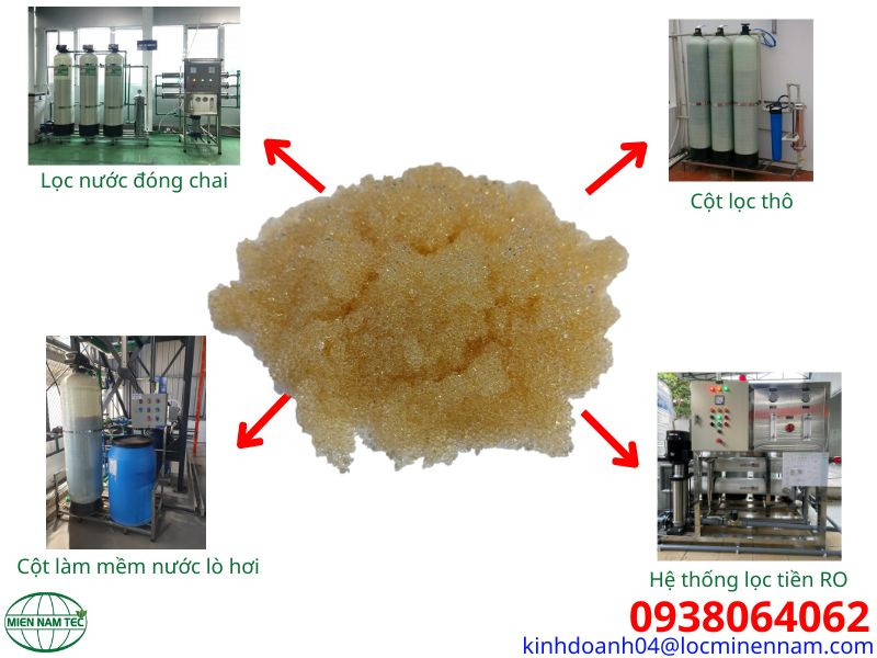 Ứng dụng hạt nhựa trao đổi Ion Purolite