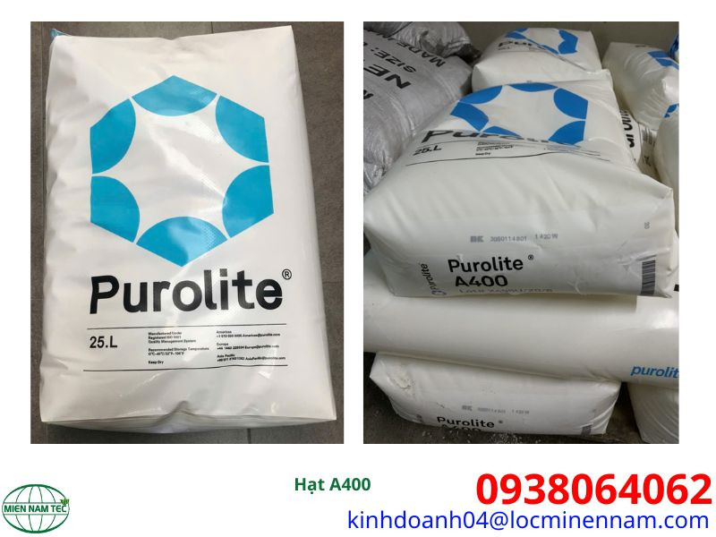 Hạt nhựa trao đổi Ion Purolite A400