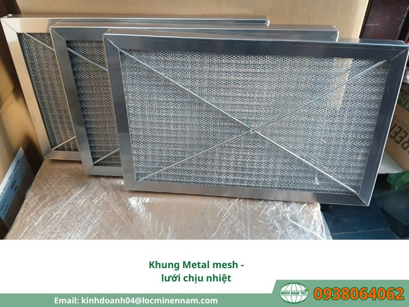 Ưu điểm của khung lọc khí Metal mesh - lưới