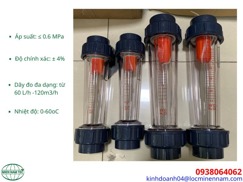 Thông số kỹ thuật của lưu lượng kế hình côn