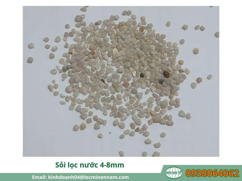 Giới thiệu sỏi lọc 4-8mm dùng lọc thô trong xử lý nước tinh khiết