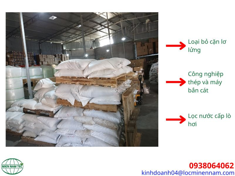 Ứng dụng của cát thạch anh lọc nước