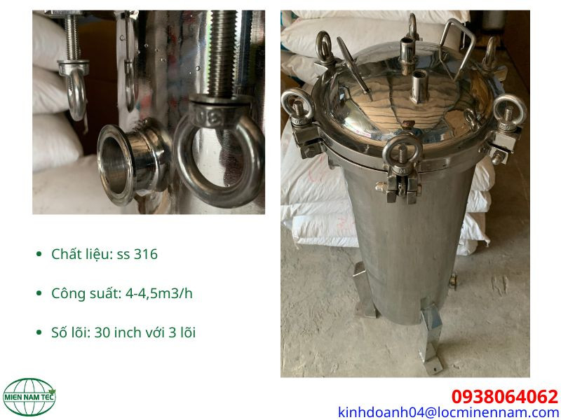 Thông số kỹ thuật của bình lọc nước tinh khiết cho rửa bo mạch