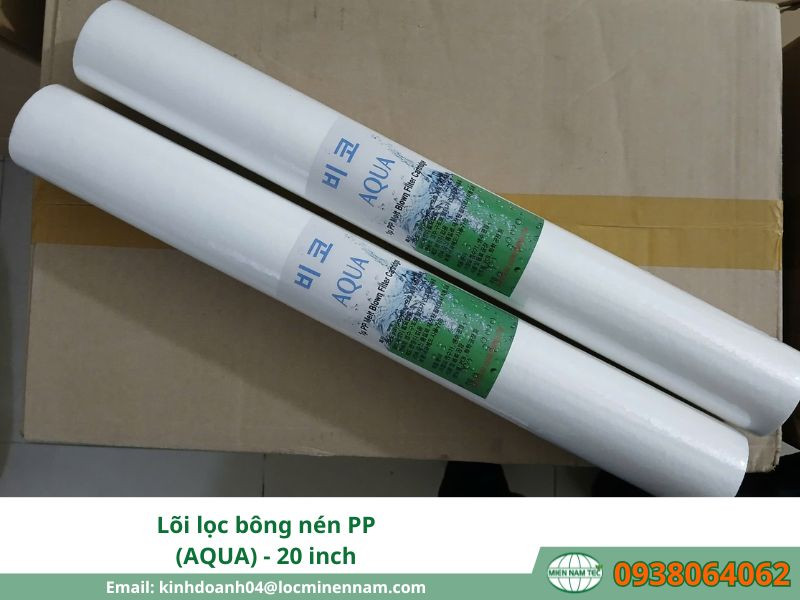 Ưu điểm lõi bông nén PP (AQUA) - 20 inch