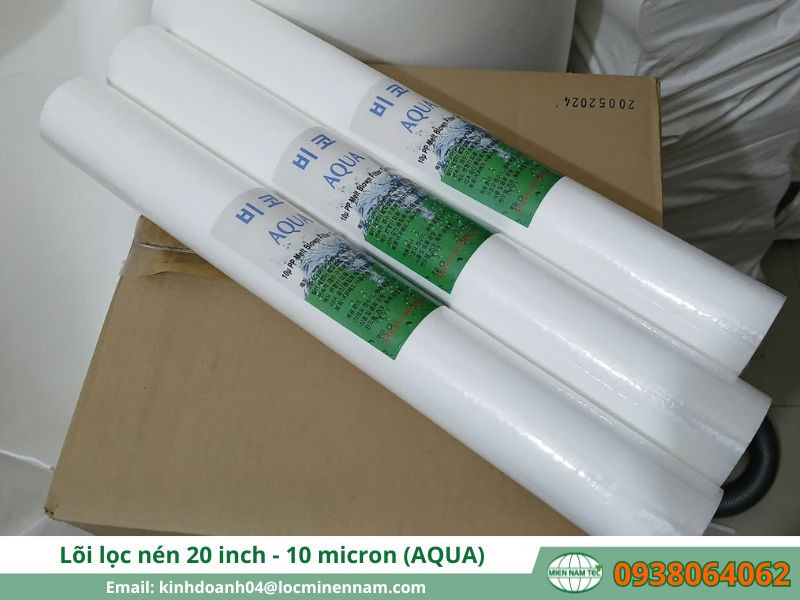 Ưu điểm của lõi lọc nén 20 inch - 10 micron (AQUA)