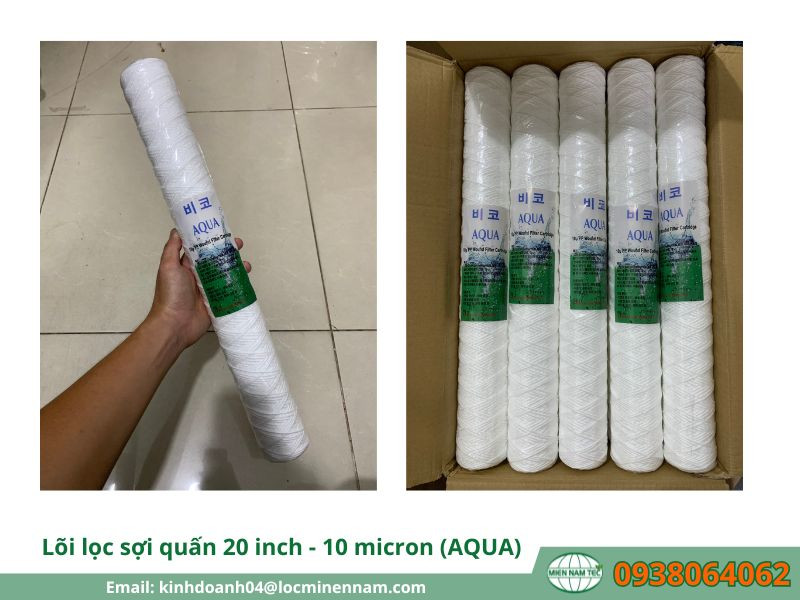 Ưu điểm của lõi lọc sợi quấn 20 inch - 10 micron (AQUA)