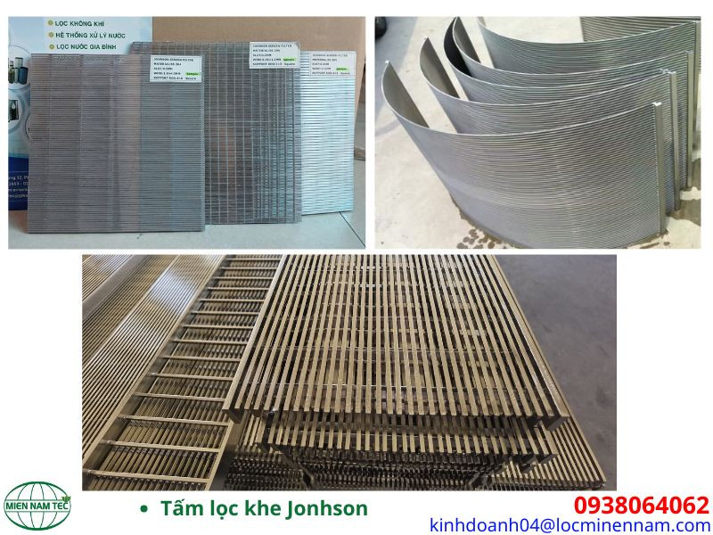 Tấm lọc khe Jonhson