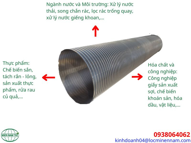 Ứng dụng lọc khe Jonhson