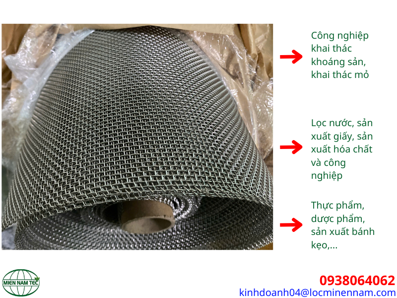 Ứng dụng của các loại lưới inox 304
