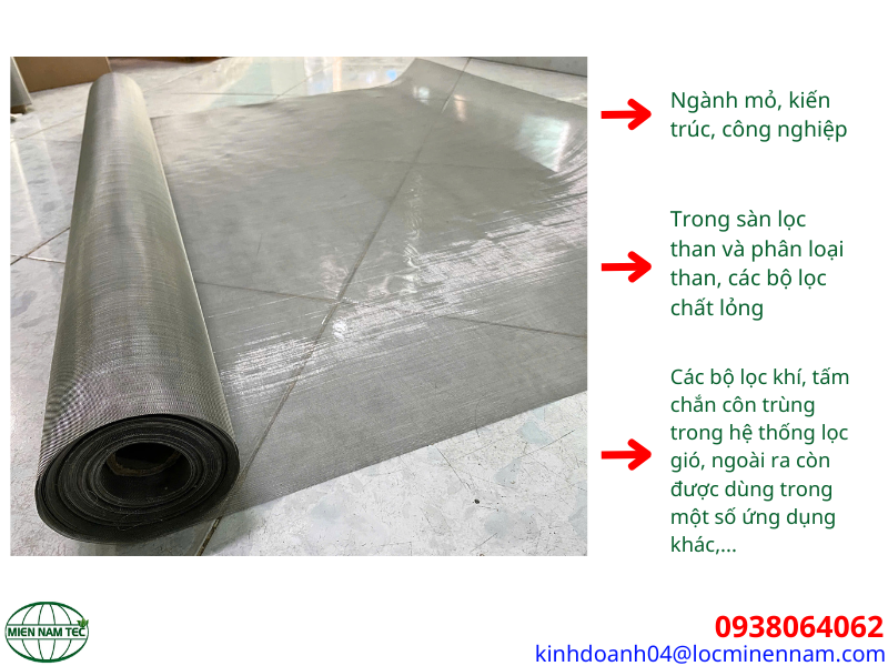 Cách sử dụng lưới inox 304 150 mesh