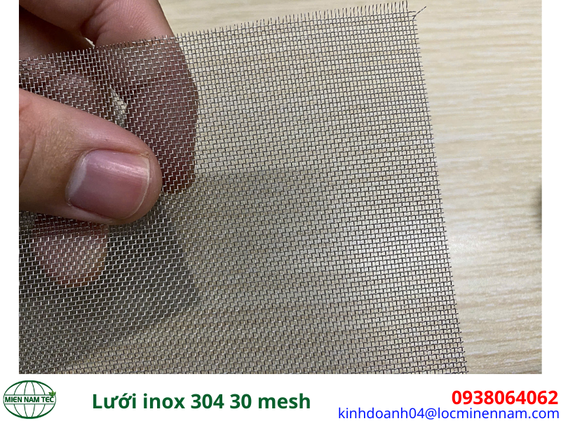 Đặc điểm của lưới inox 304 30 mesh