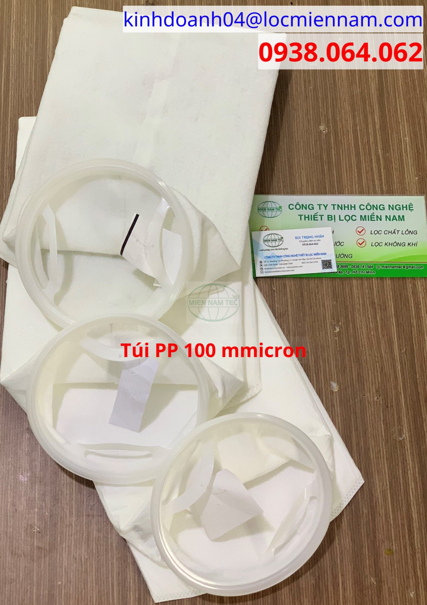 Túi PP lọc chất lỏng công nghiệp 100 micron